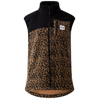 Eivy Lumberjackie Sherpa Vest Leopard Damen Fleeceweste Jacke Weste-Nitrobags-Shop