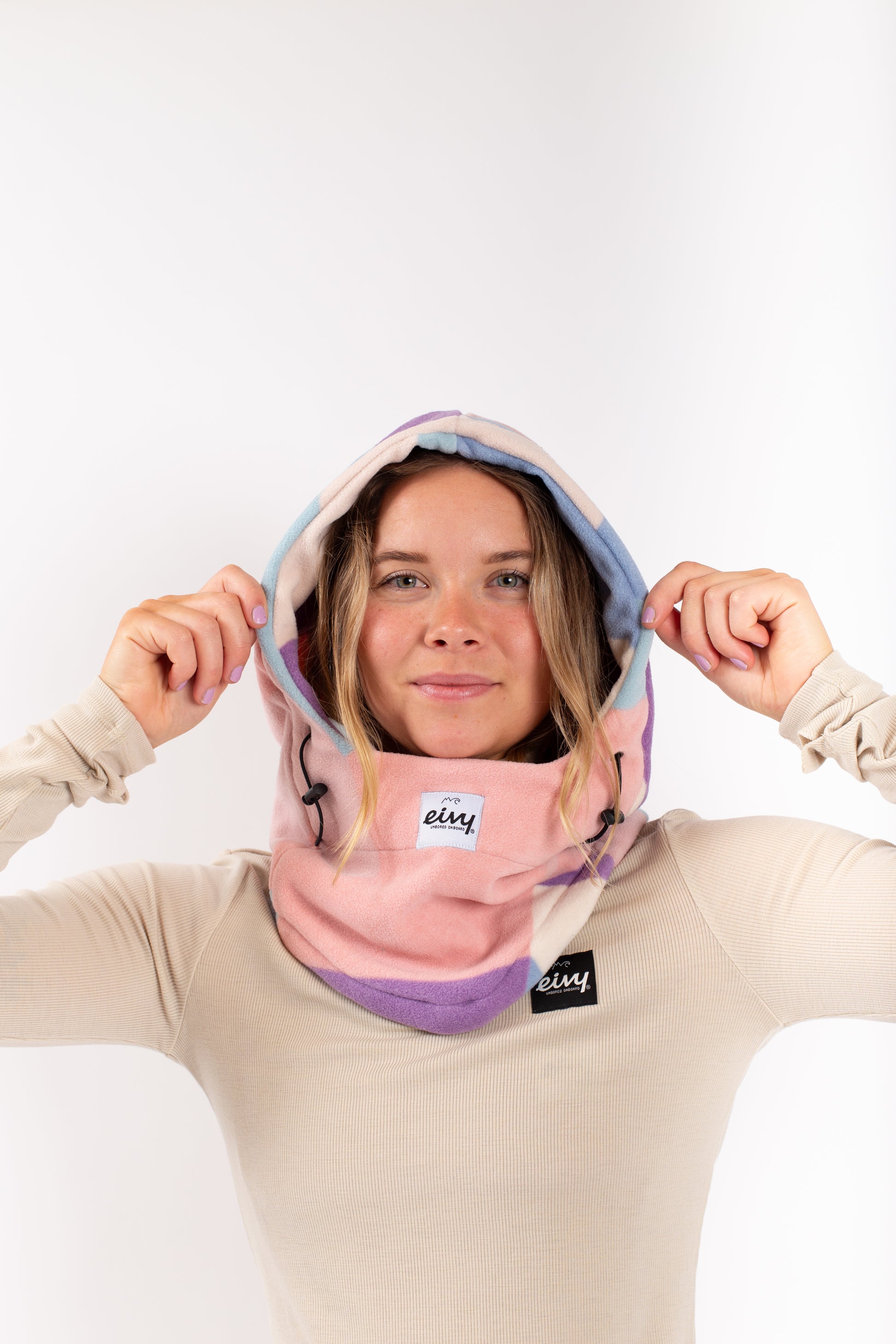 Eivy Mandy Fleece Balaclava Snowboard Abstract Pastels (25)