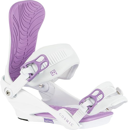 Nitro COSMIC Snowboard Bindung Damen WHITE LAVENDER 24