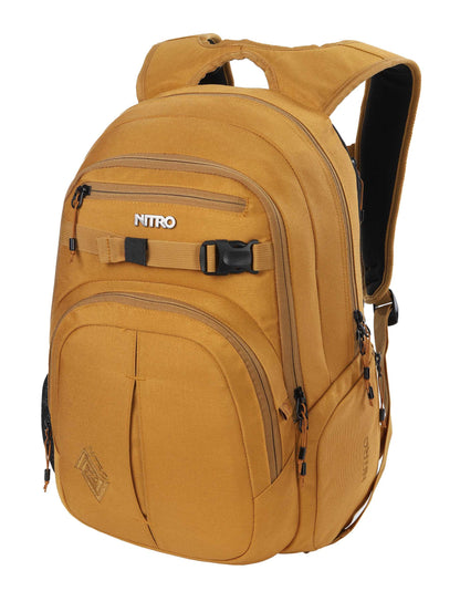 Nitro Chase 35L Rucksack Schulrucksack mit 17 Zoll Laptopfach – Amber Glow
