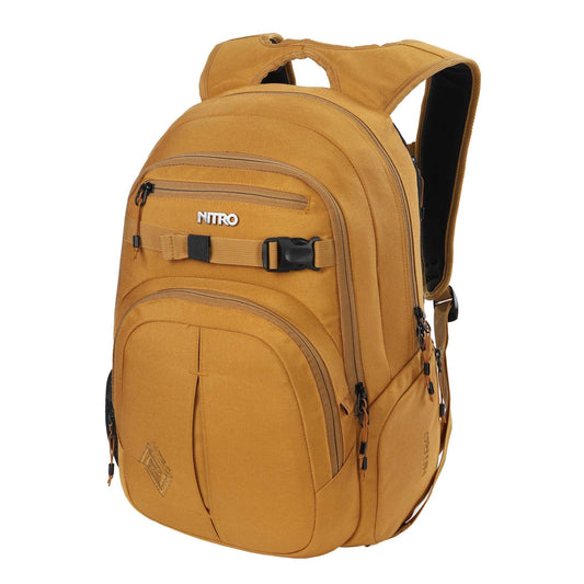 Nitro Chase 35L Rucksack Schulrucksack mit 17 Zoll Laptopfach – Amber Glow