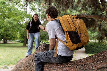 Nitro Chase 35L Rucksack Schulrucksack mit 17 Zoll Laptopfach – Amber Glow