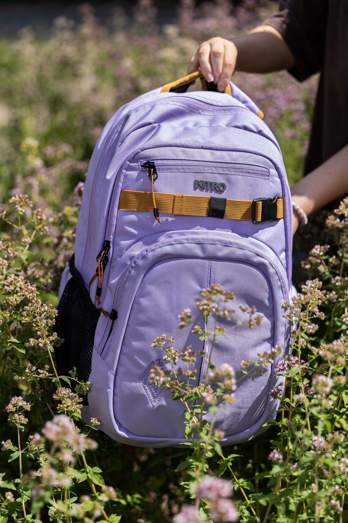 Nitro Chase 35L Rucksack Schulrucksack mit 17 Zoll Laptopfach – Lavender