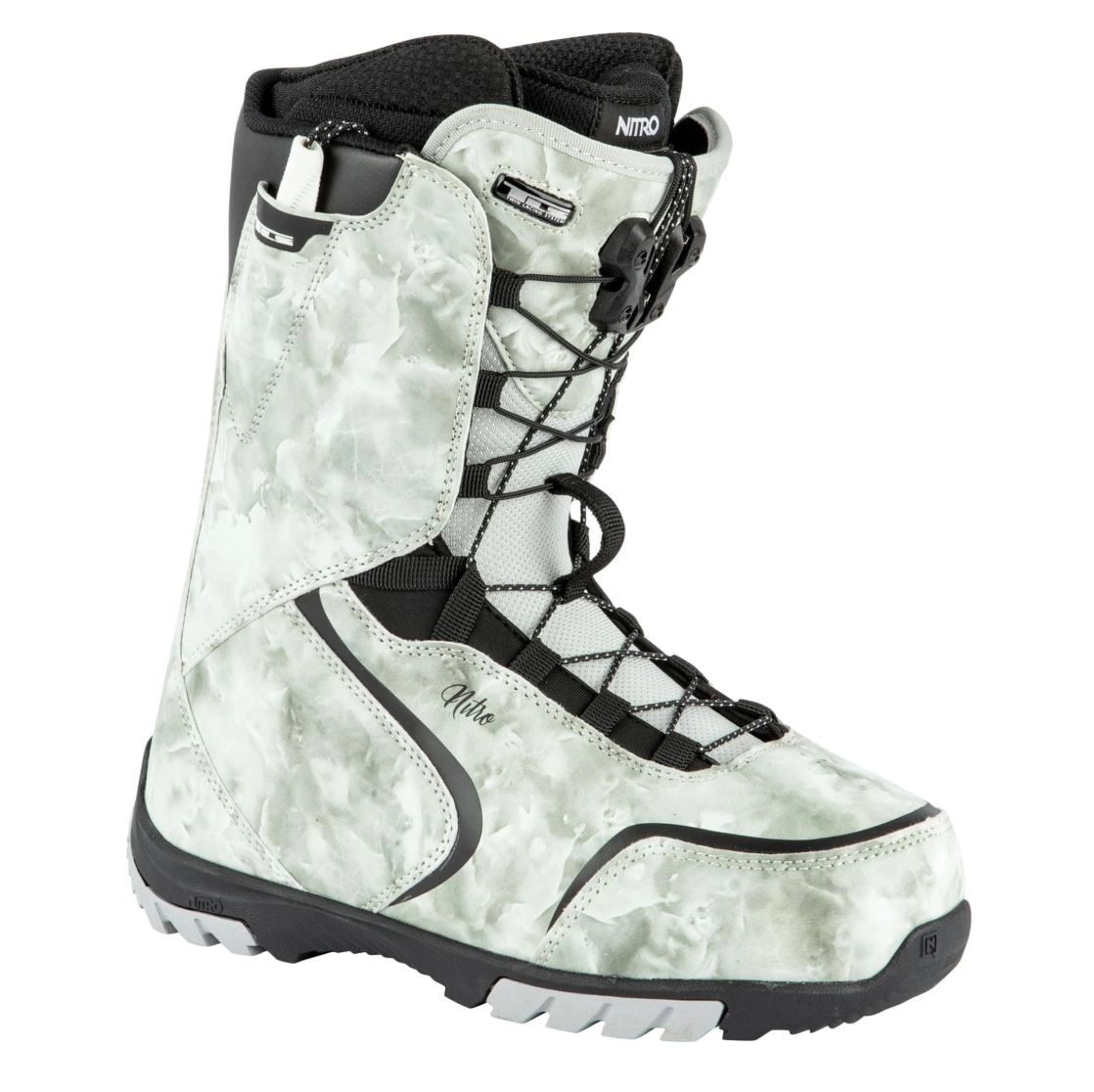 Nitro Cuda TLS Grey Marble Damen Snowboardboot