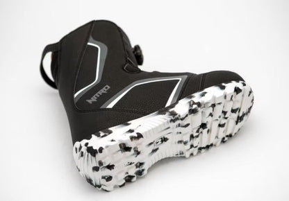 Nitro Droid QLS BLK-WHT-CHARCOAL Snowboardboot Kinder