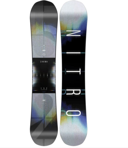 NITRO Cinema Snowboard 24 – All-Mountain Freestyle Board für Park Piste Powder