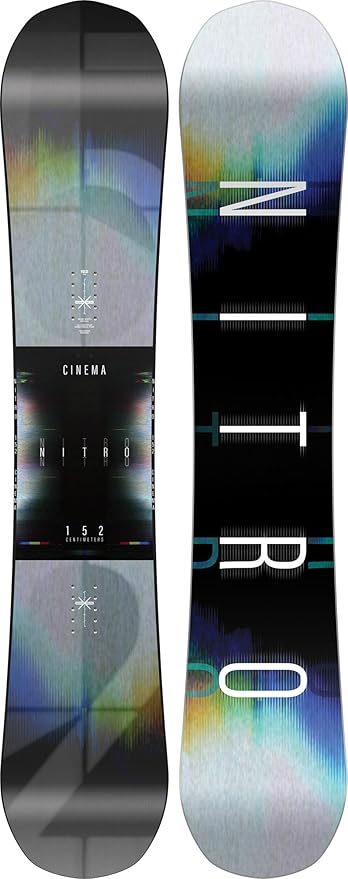 NITRO Cinema Snowboard 24 – All-Mountain Freestyle Board für Park Piste Powder
