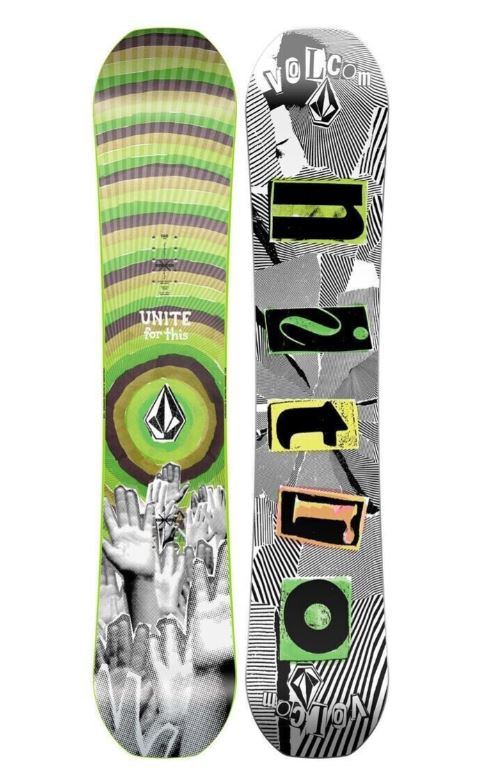 Nitro RIPPER YOUTH X VOLCOM Snowboard Jugendliche 23 All-Mountain Freestyle Board