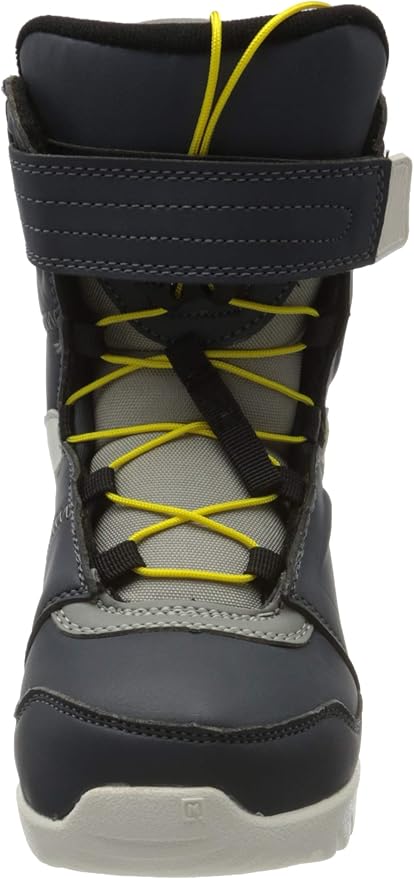 Nitro Droid QLS Navy Blue-Grey-Yellow Snowboardboot Kinder
