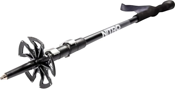 Nitro TELESCOPING Poles Splitboardzubehör Black-Grey Stöcke Touring- Touren Stöcke Telescoping