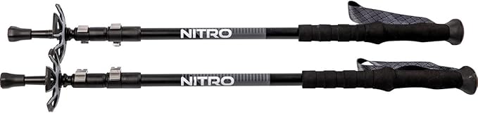 Nitro TELESCOPING Poles Splitboardzubehör Black-Grey Stöcke Touring- Touren Stöcke Telescoping
