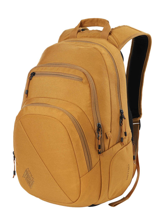 Nitro Stash 29L Rucksack mit 15 Zoll Laptoptasche Amber Glow