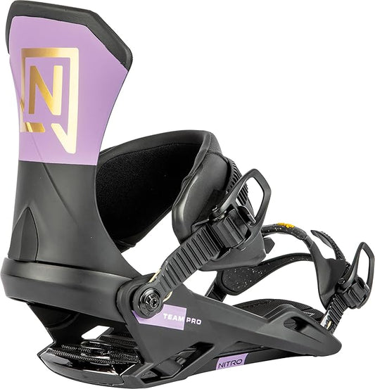 Nitro TEAM PRO Snowboard Bindung PRO PURPLE-BLACK-GOLD 2024