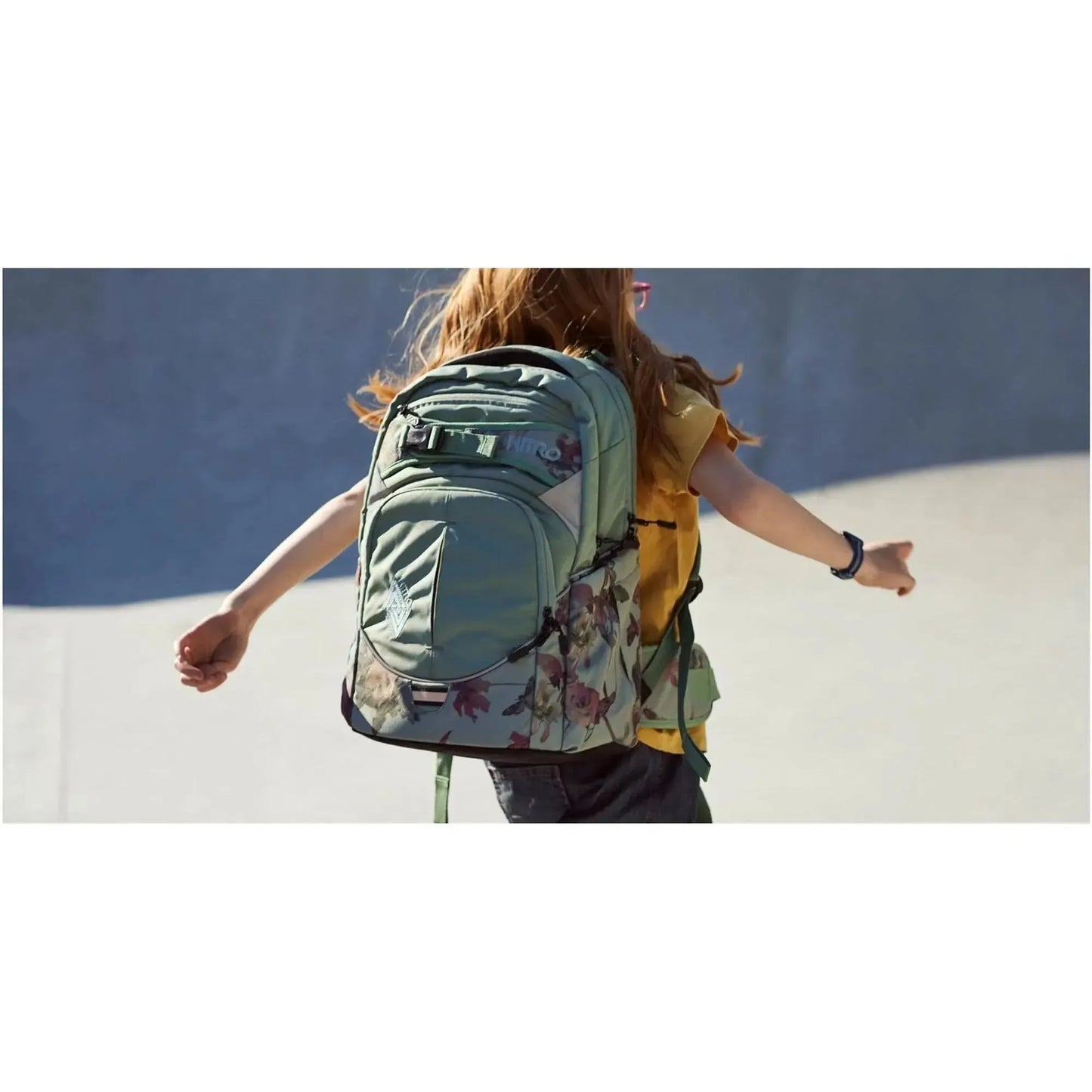 Nitro Superhero 30L Rucksack Schulrucksack Fragments Blue