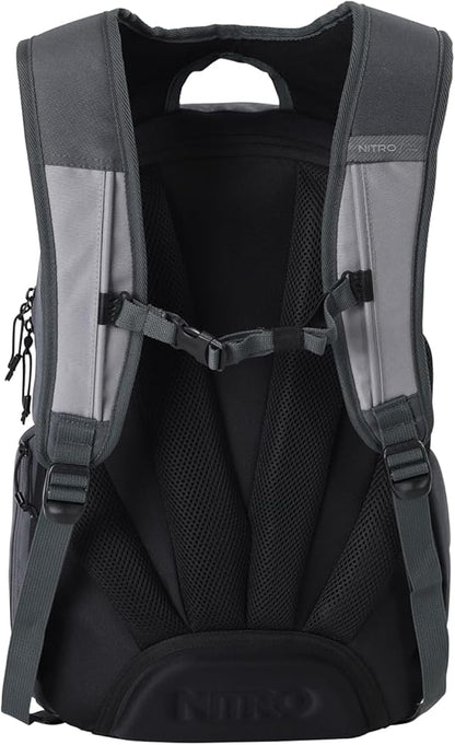 Nitro Chase 35L Rucksack  mit 17 Zoll Laptopfach Graphite