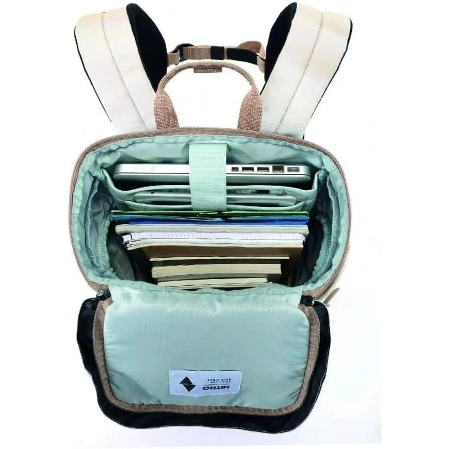 Nitro Daypacker 32L Rucksack mit 15 Zoll Laptopfach Farbe: Dune (Khaki/Tan)