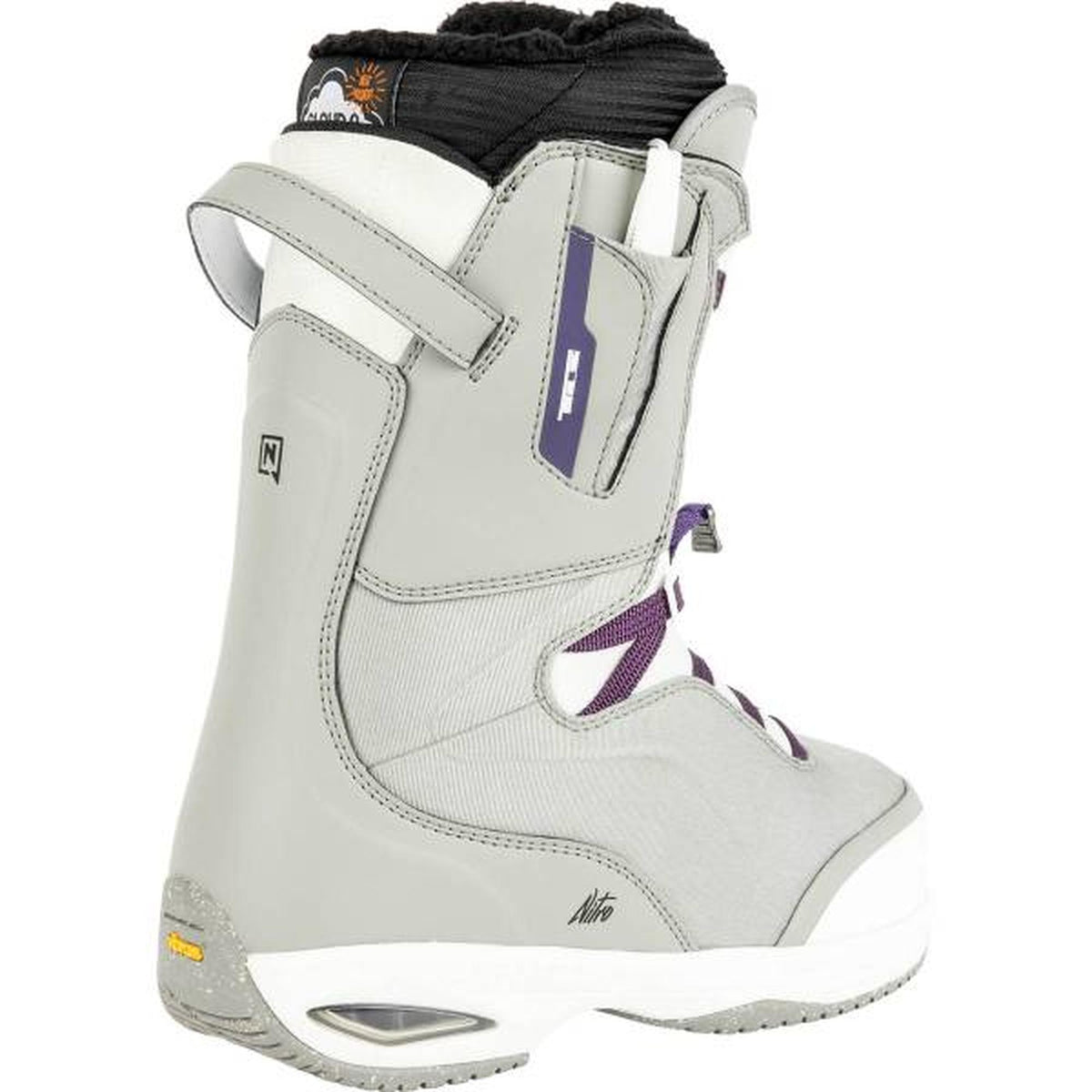 Nitro Faint TLS Women Boot 23 Damen Snowboard Boots Grey-Purple-Nitrobags-Shop