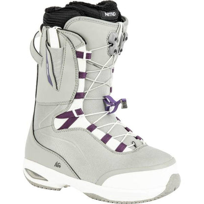 Nitro Faint TLS Women Boot 23 Damen Snowboard Boots Grey-Purple-Nitrobags-Shop
