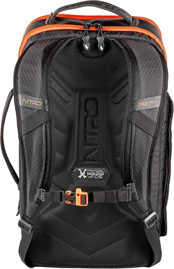 Nitro GAMER 32L Rucksack mit 17 Zoll Laptopfach PENTA BLACK / ORANGE %