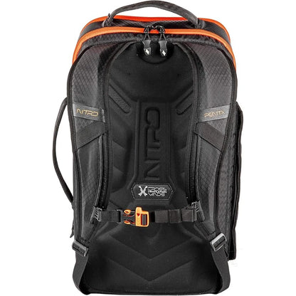 Nitro GAMER 32L Rucksack mit 17 Zoll Laptopfach PENTA BLACK / ORANGE