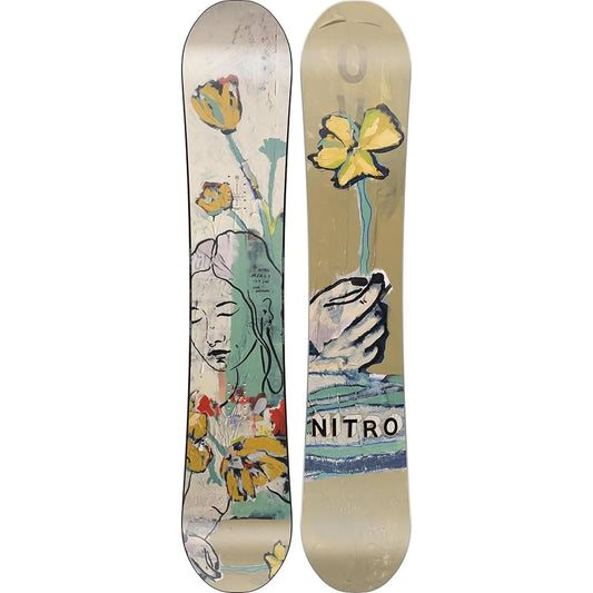 Nitro MERCY Snowboard 25 Womens Freestyle All-Mountain Performance