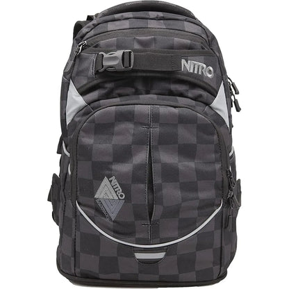 Nitro Superhero 30L Rucksack Schulrucksack Black Checker