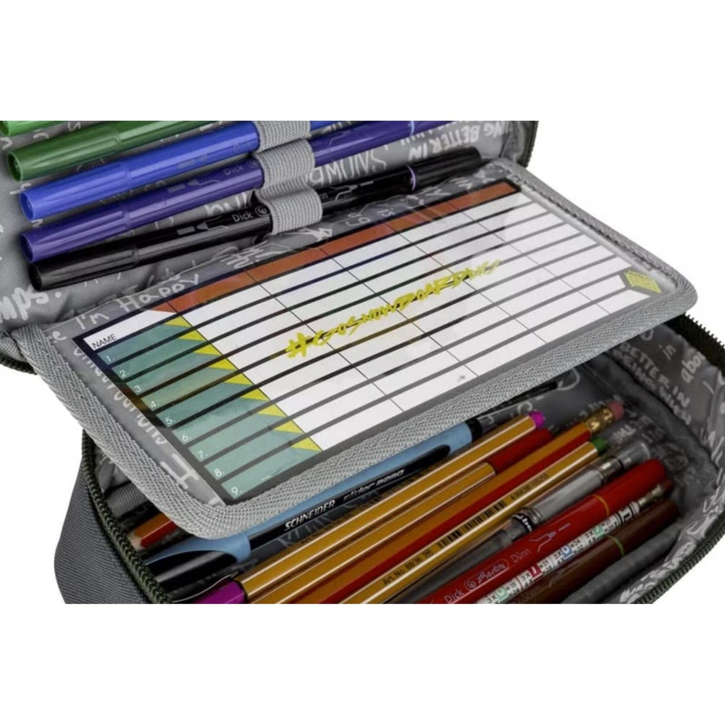 Nitro Pencil Case XL Federmäppchen für Schule True Black