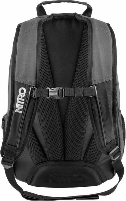 Nitro Stash 29L Rucksack mit 15 Zoll Laptopfach Black Checker