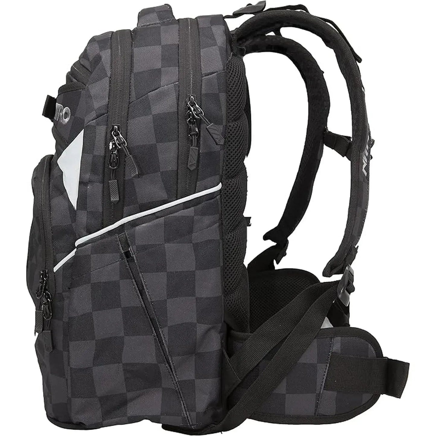Nitro Superhero 30L Rucksack Schulrucksack Black Checker