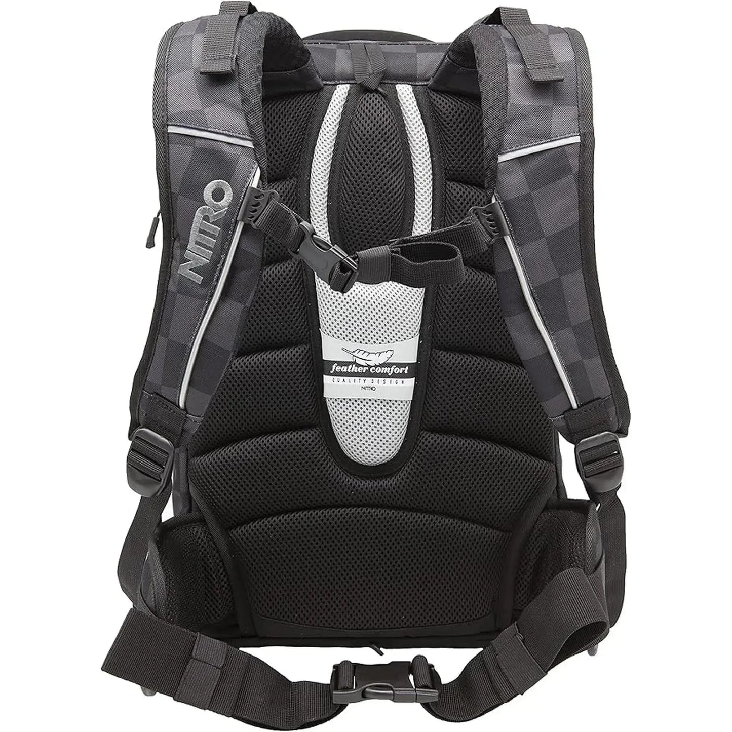 Nitro Superhero 30L Rucksack Schulrucksack Black Checker