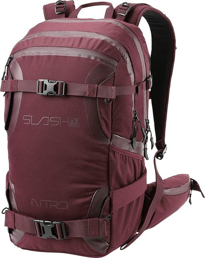 Nitro Slash 25 Pro 25L Rucksack für Touren- Snowboarder Wine