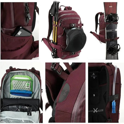Nitro Slash 25 Pro 25L Rucksack für Touren- Snowboarder Wine
