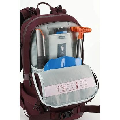 Nitro Slash 25 Pro 25L Rucksack für Touren- Snowboarder Wine