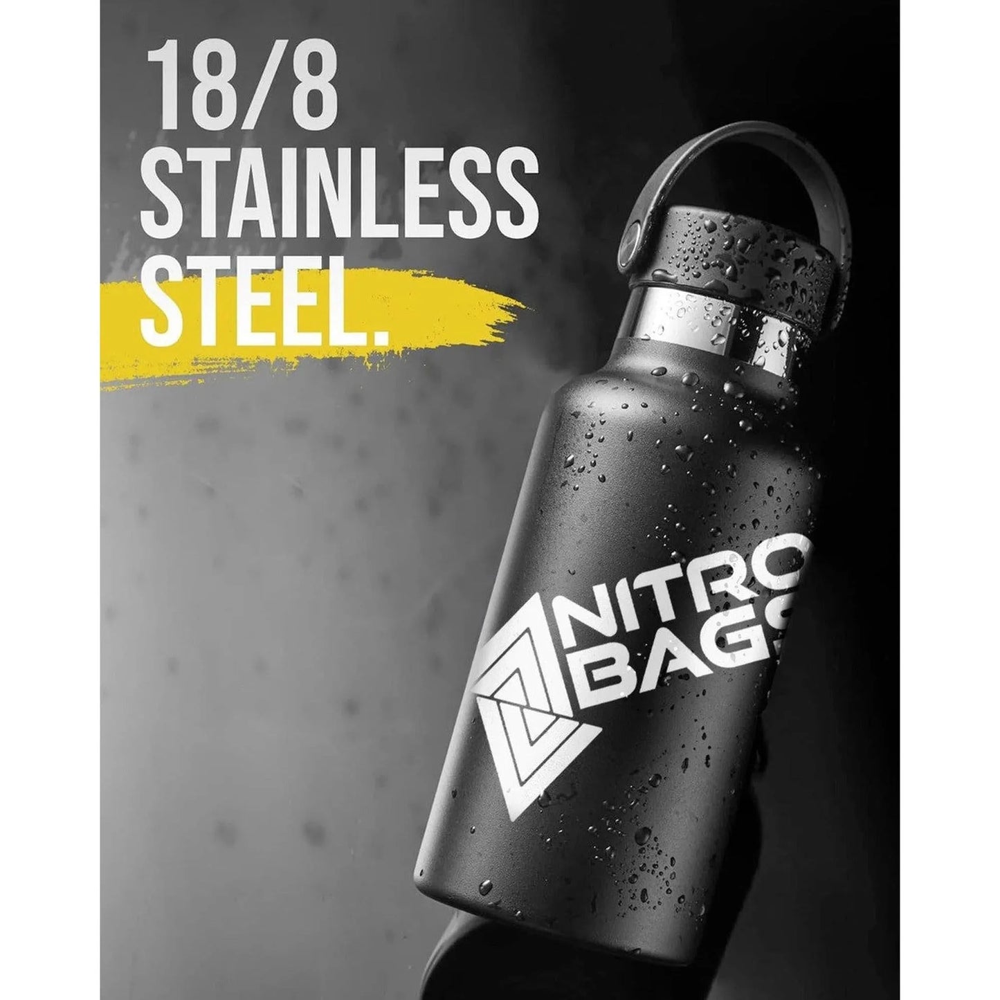 Nitro Bags X RIPURI Trinkflasche 600 ml Black
