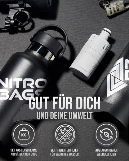 Nitro Bags RIPURI FLASCHE 300ml Edelstahl-Trinkflasche