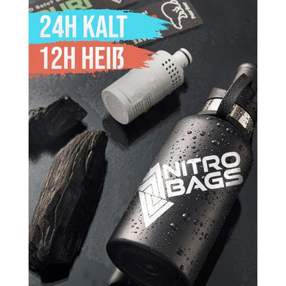 Nitro Bags X RIPURI Trinkflasche 600 ml Black