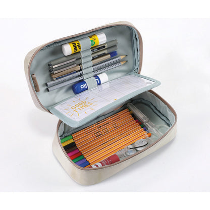 Nitro Pencil Case XL Federmäppchen für Schule Farbe: Dune