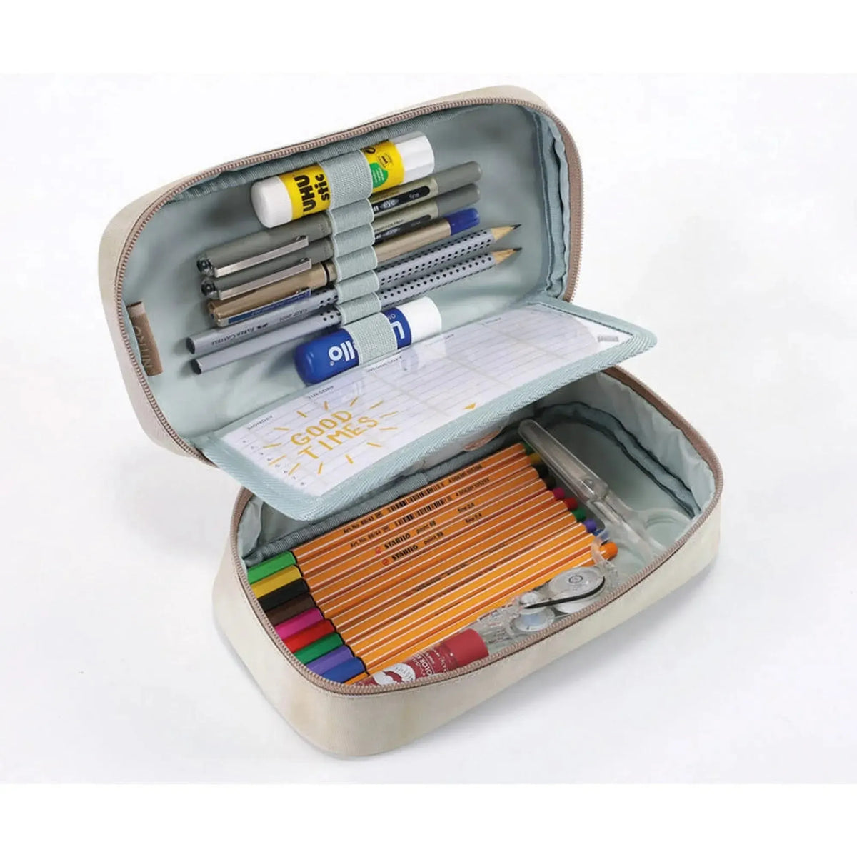 Nitro Pencil Case XL Federmäppchen für Schule Farbe: Dune-Nitrobags-Shop