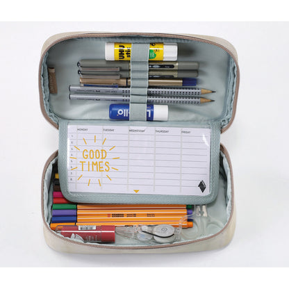 Nitro Pencil Case XL Federmäppchen für Schule Farbe: Dune