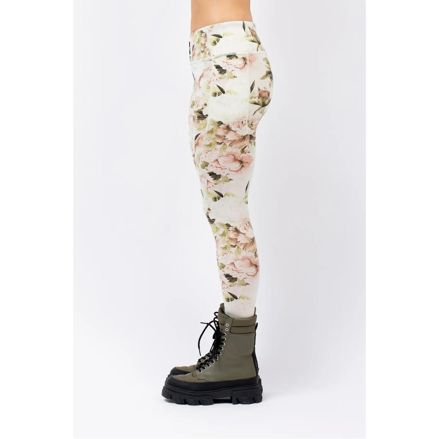 Eivy Pocket Wool Tights Bloom Damen / Mädchen Leggings Hose Blumenmuster