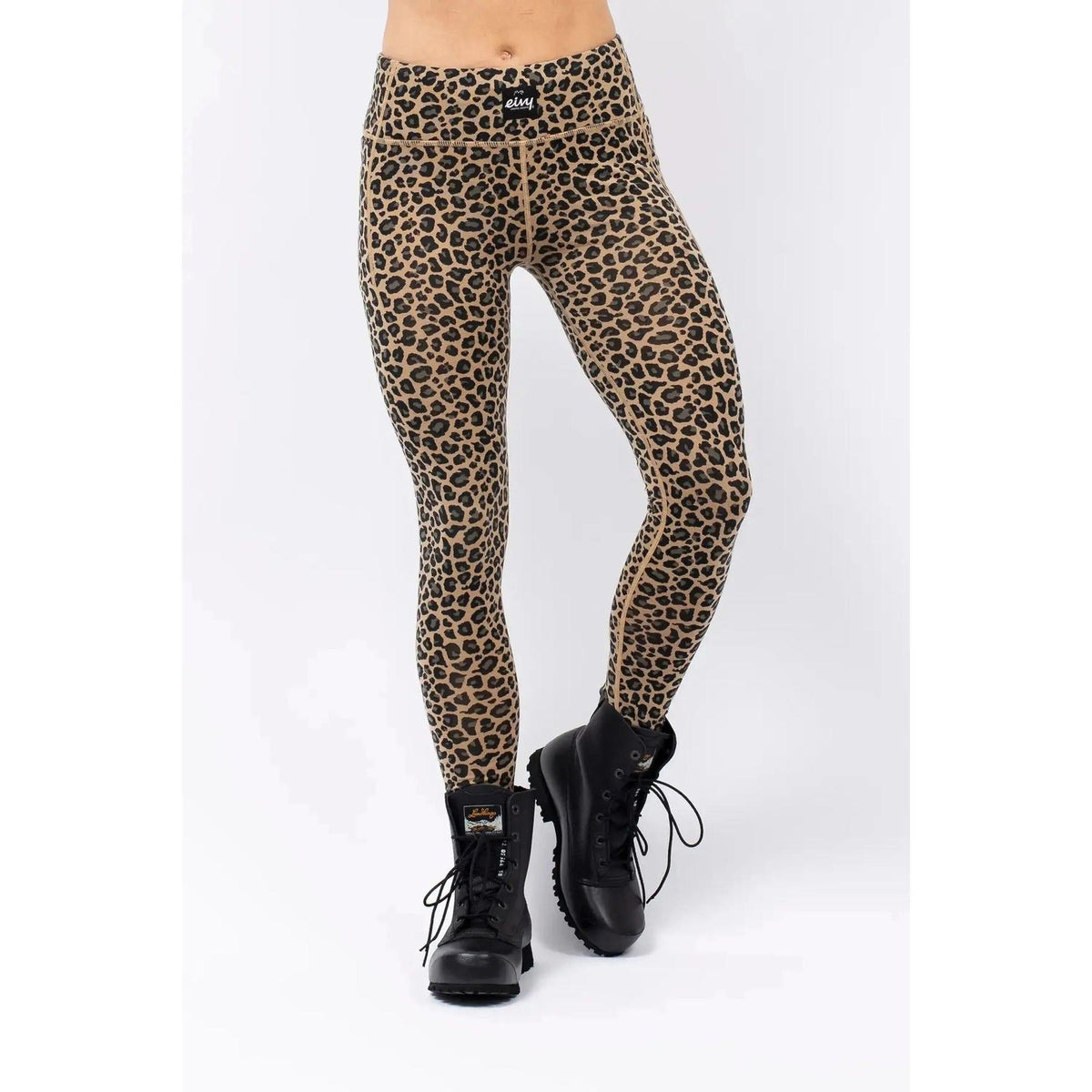 Eivy Pocket Wool Tights Leopard Damen / Mädchen Leggings Hose-Nitrobags-Shop