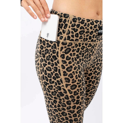 Eivy Pocket Wool Tights Leopard Damen / Mädchen Leggings Hose-Nitrobags-Shop