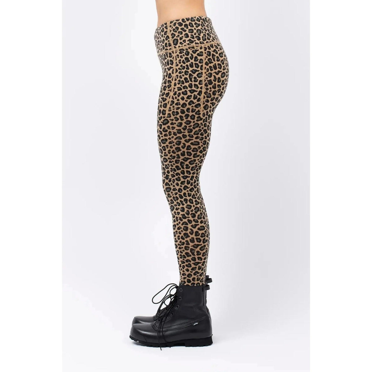 Eivy Pocket Wool Tights Leopard Damen / Mädchen Leggings Hose-Nitrobags-Shop