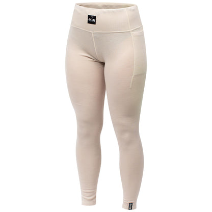 Eivy Damen Pocket Wool Rib Tights Faded Cloud Damen ( Farbe Weiss )