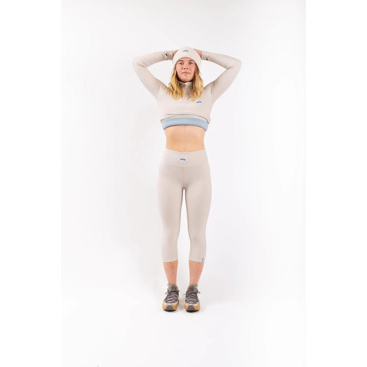 Eivy Pocket Rib 3/4 Tights Snowboard Faded Cloud