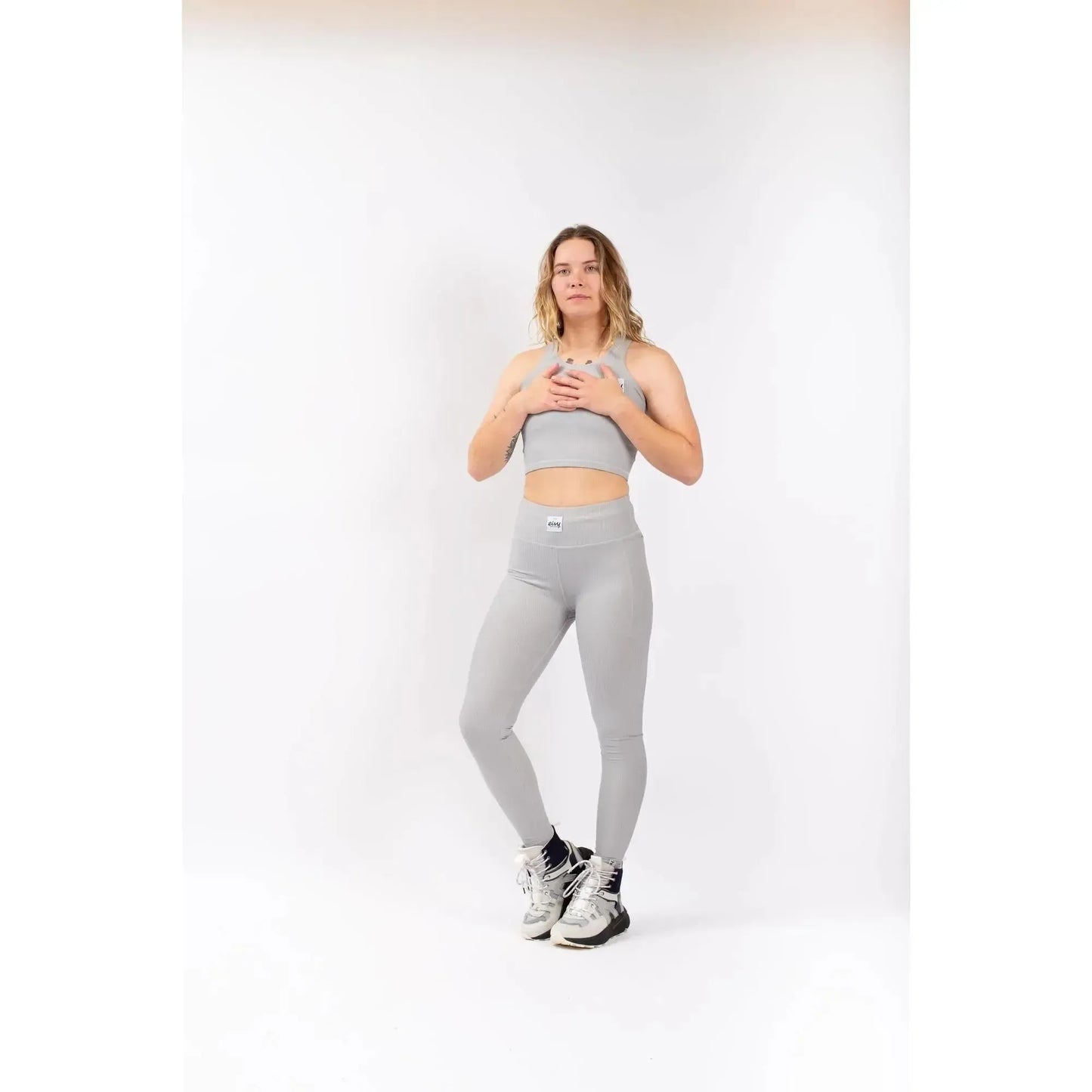 Eivy Pocket Rib Tights Snowboard Grey Melange