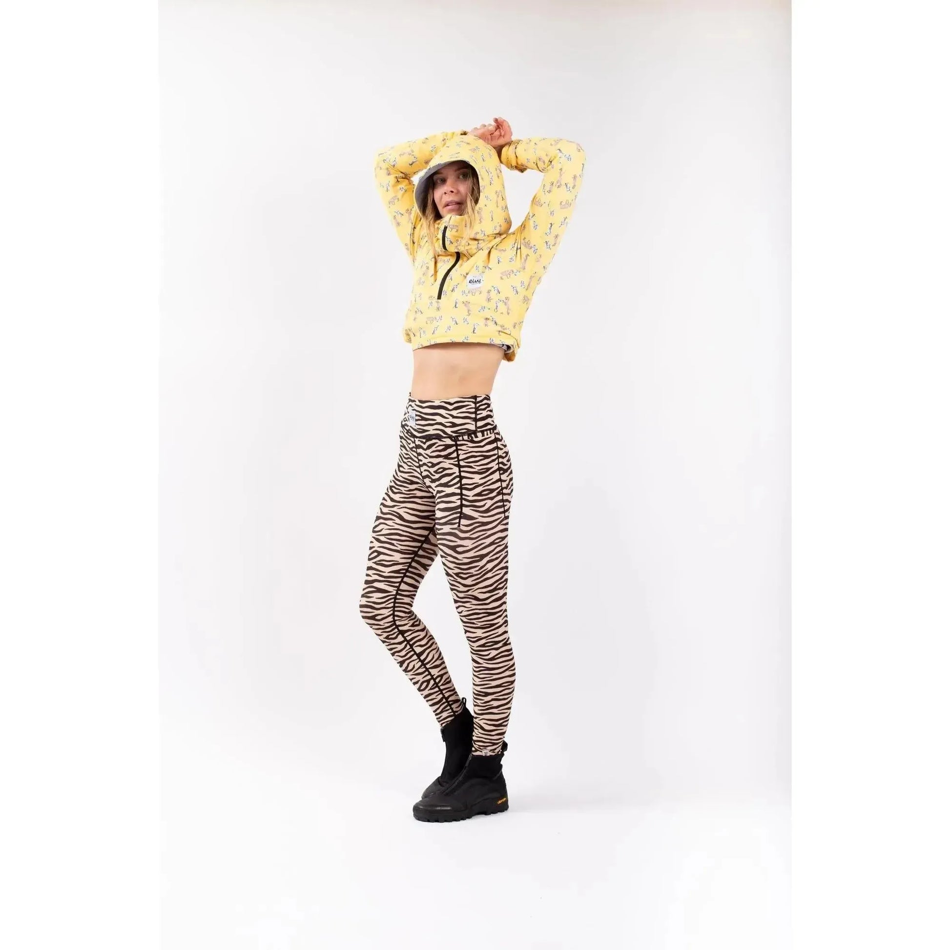 Eivy Pocket Tights Snowboard Zebra