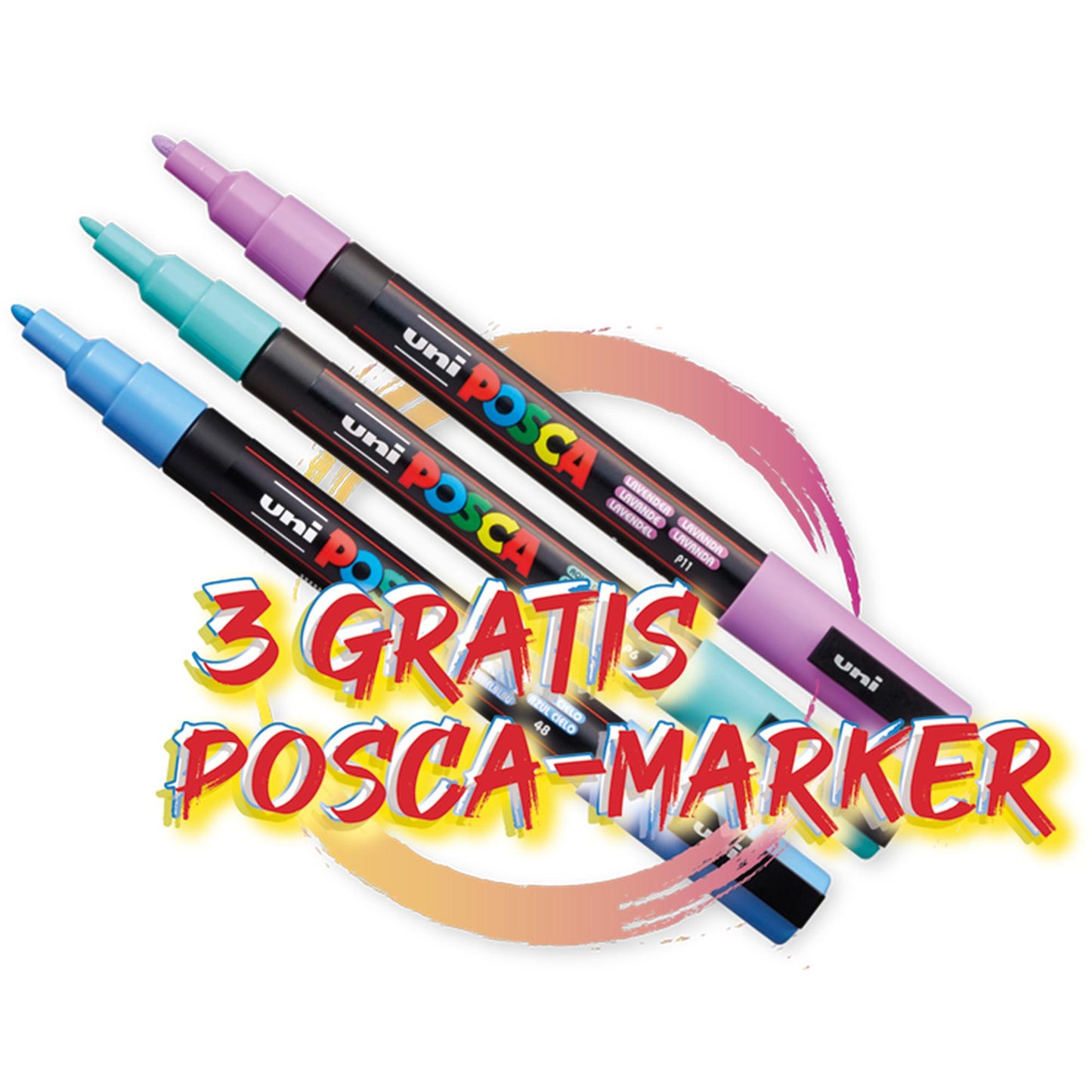 Future Hero Set inkl. Pencil Case XL und 3x POSCA Markern Farbe DEAD FLOWER