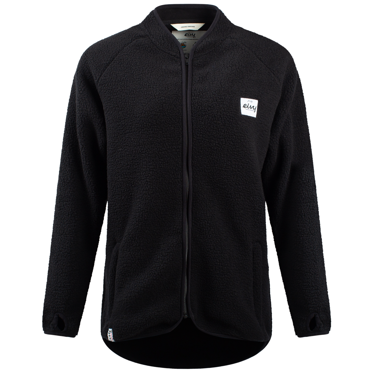 Eivy Redwood Sherpa Jacket Black Schwarzes Damen Fleeceparka