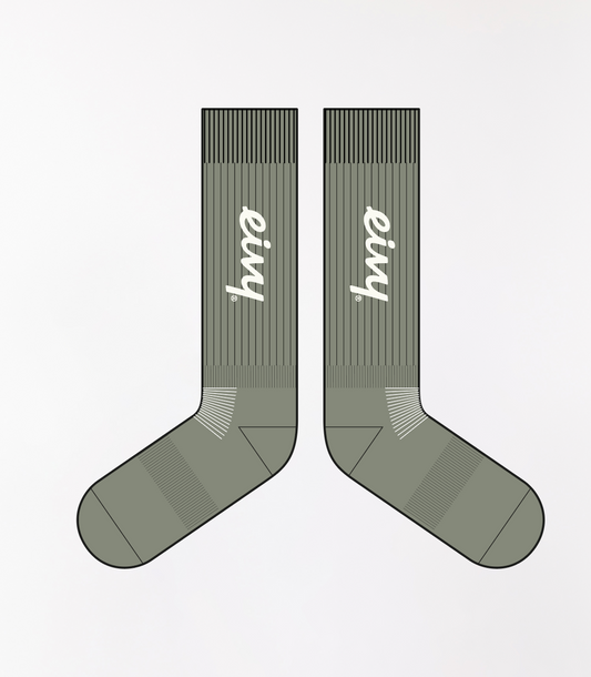 Eivy Rib Wool Socks Faded Oak